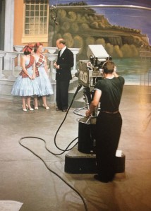 A scene from the early days of TV, from our book.